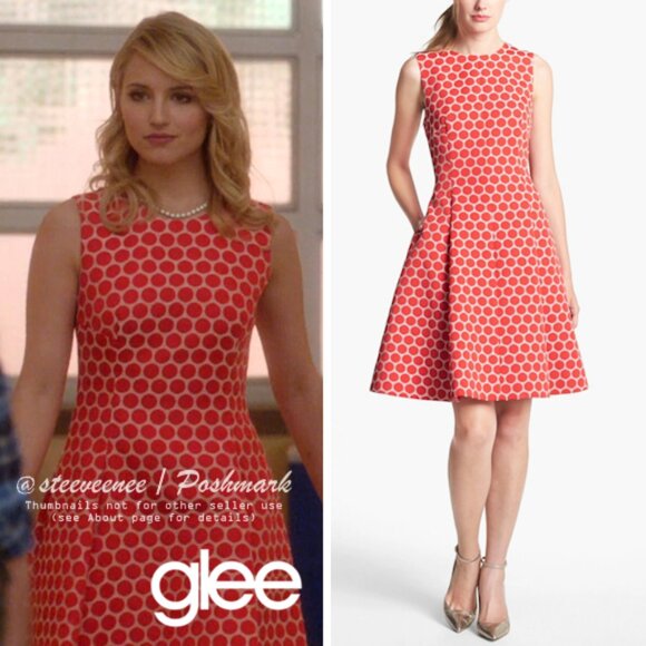 Kate Spade Cory Dot Dress ASO Quinn Fabray Glee - Picture 3 of 16